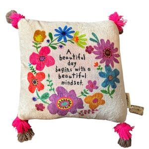 Natural Life Double-Sided Cozy Throw Pillow A Beautiful Day